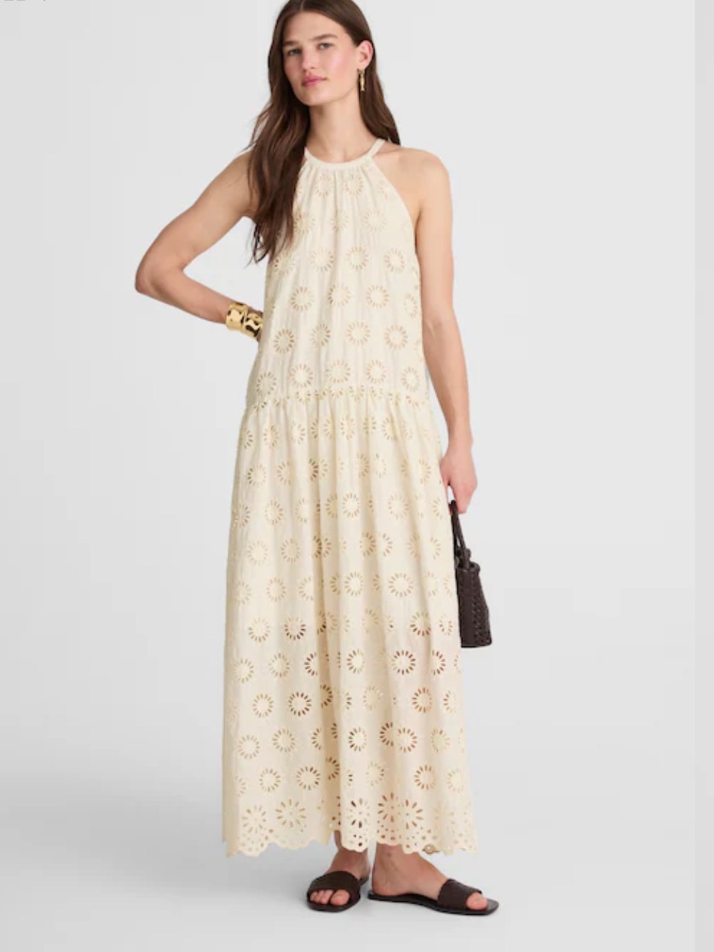 Madewell embroidered maxi dress